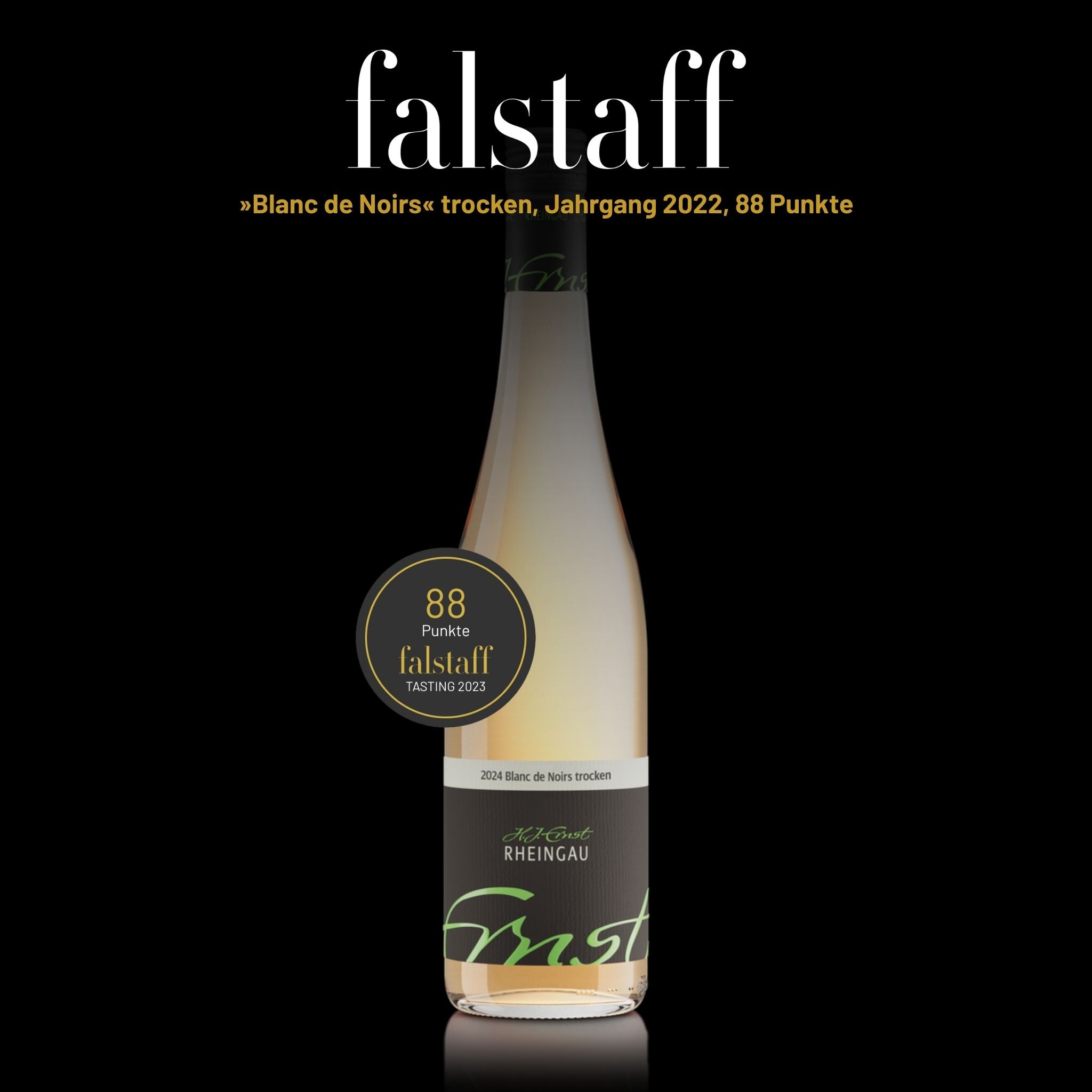 Blanc de Noirs trocken Falstaff Auszeichnung - Weingut Ernst