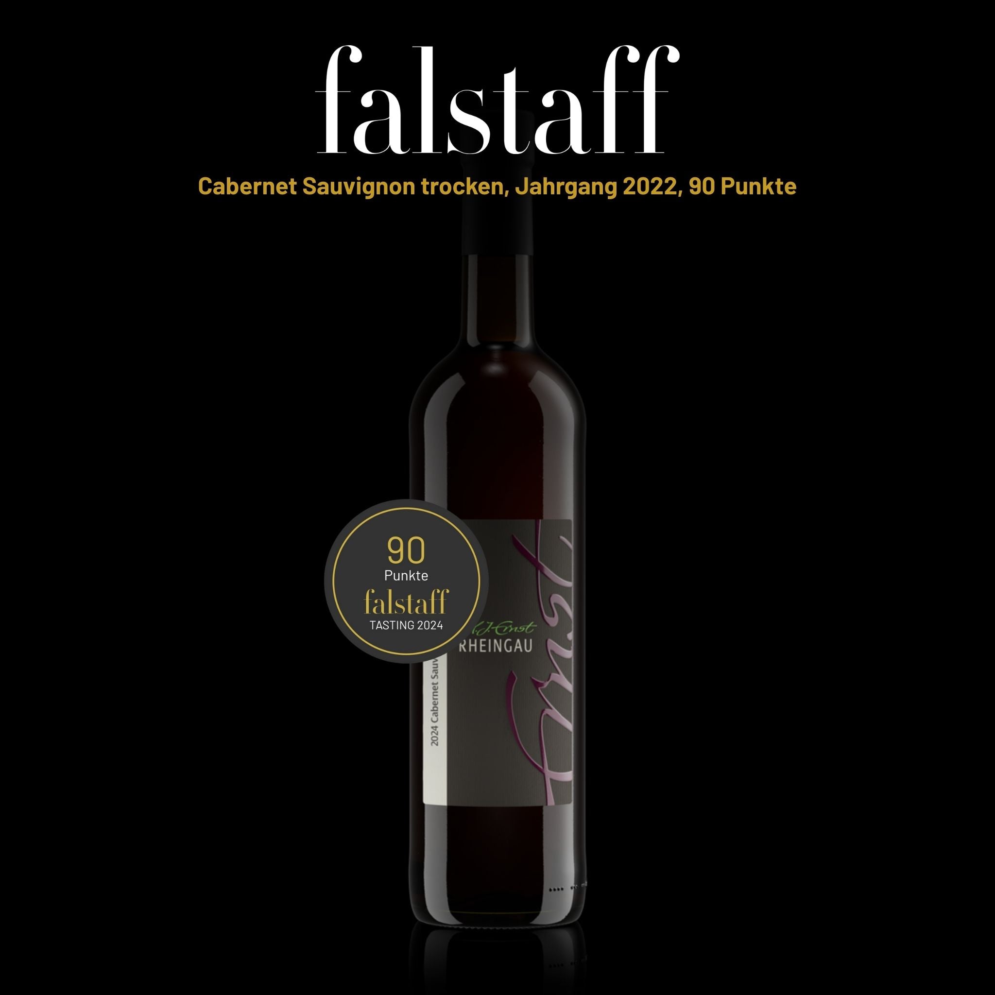 Cabernet Sauvignon trocken Falstaff Auszeichnung - Weingut Ernst