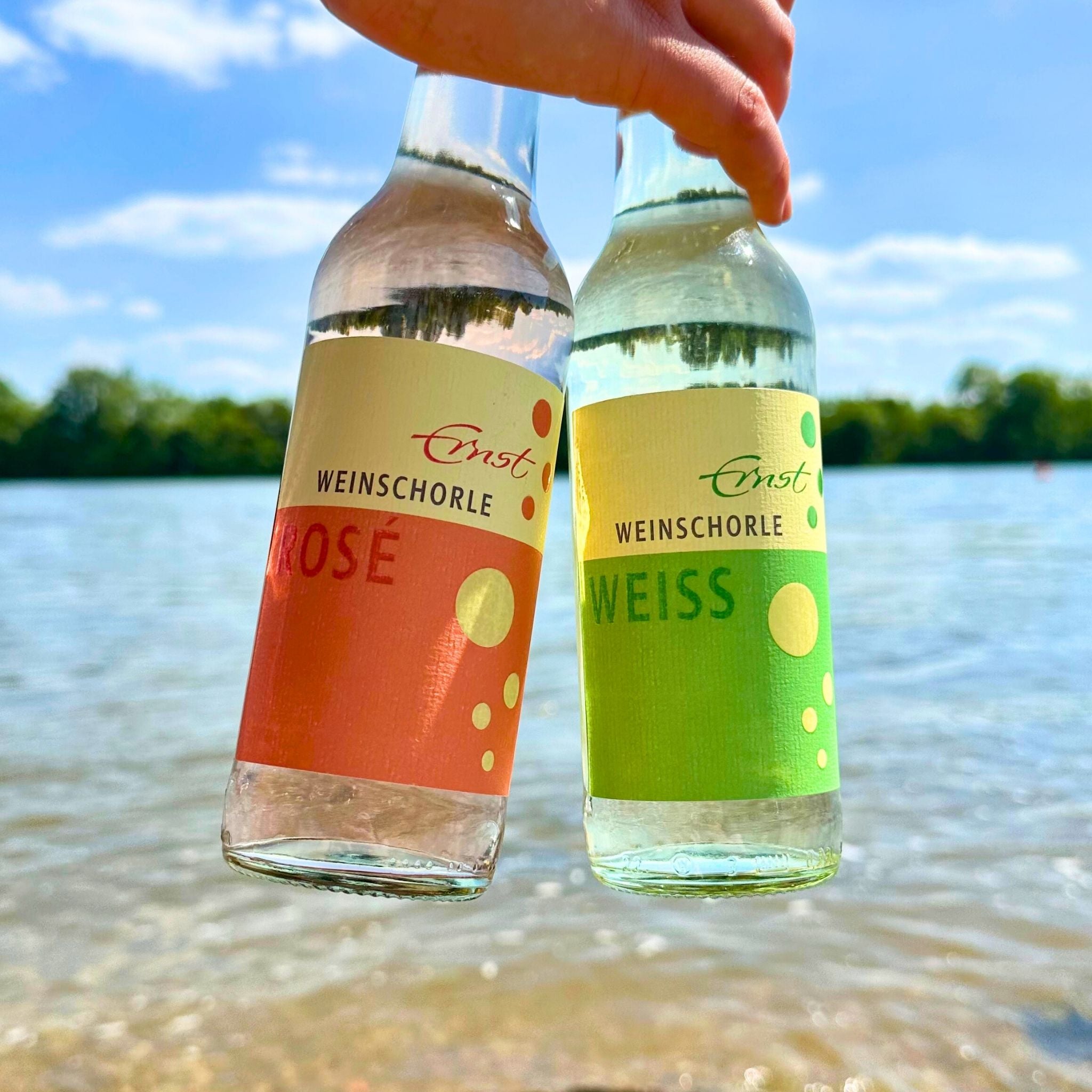 Weinschorle Flasche für unterwegs - Weingut Ernst