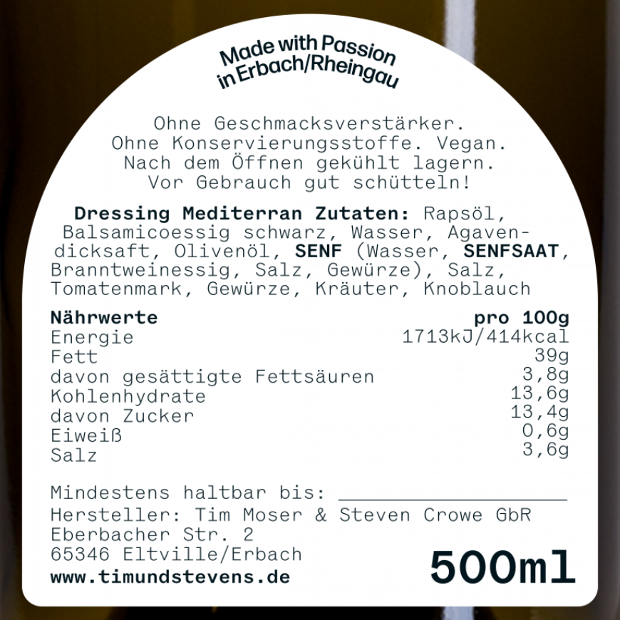 Mediterran Dressing