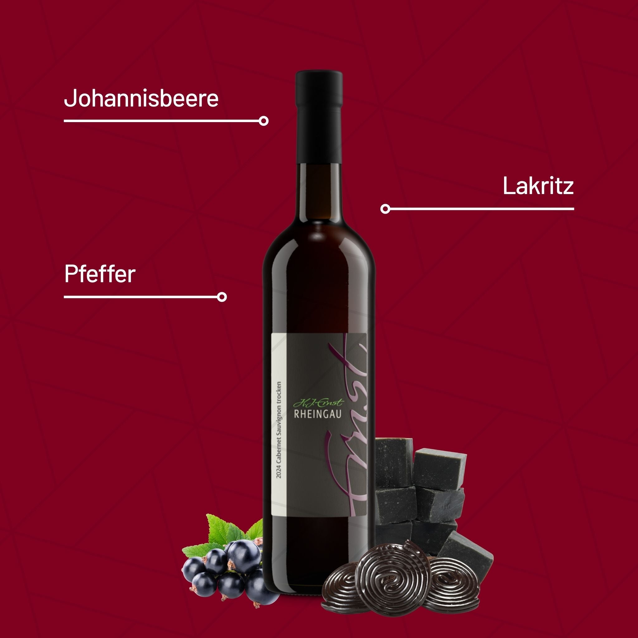 Cabernet Sauvignon trocken Aromen - Weingut Ernst