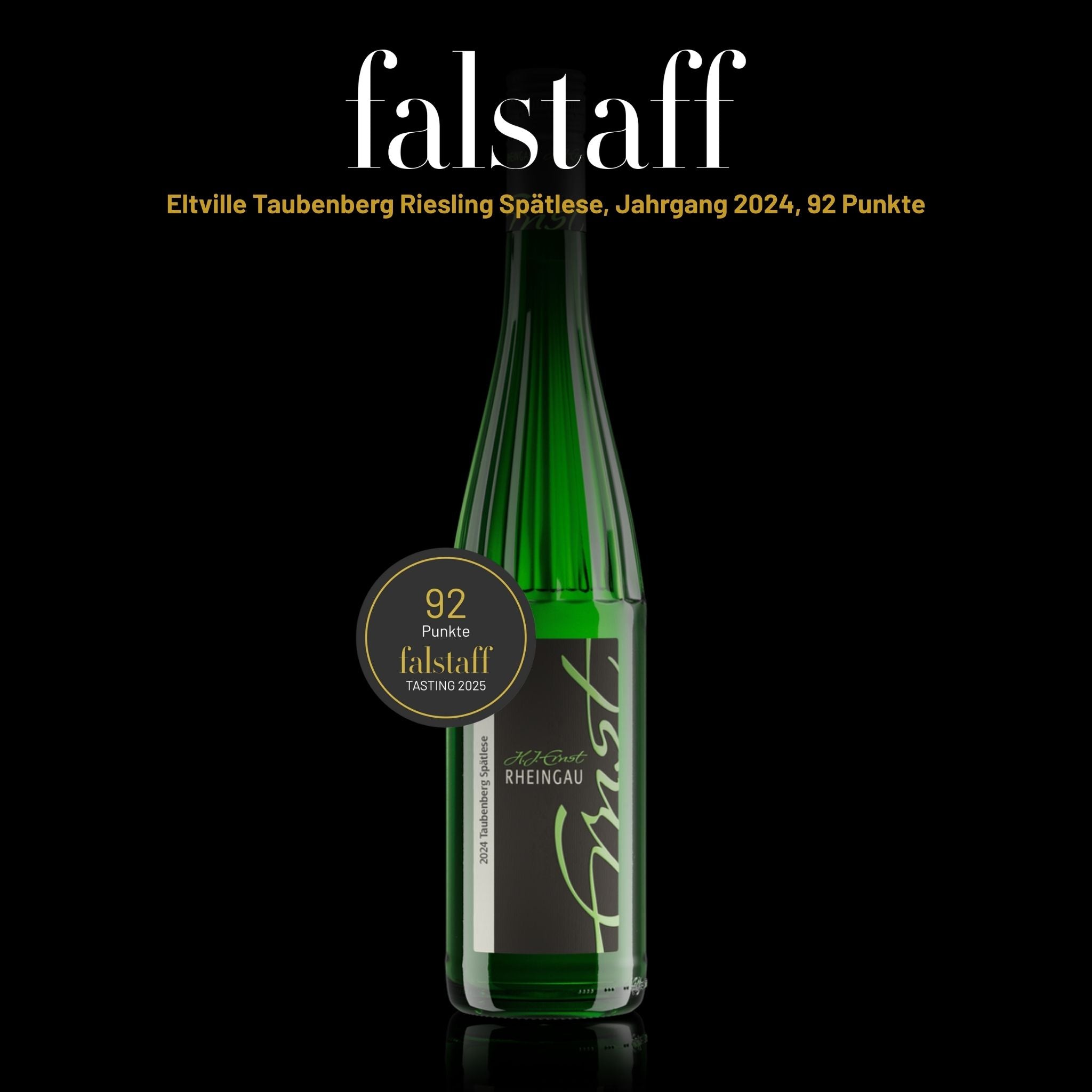 Riesling Spätlese süß Falstaff Auszeichnung - Weingut Ernst