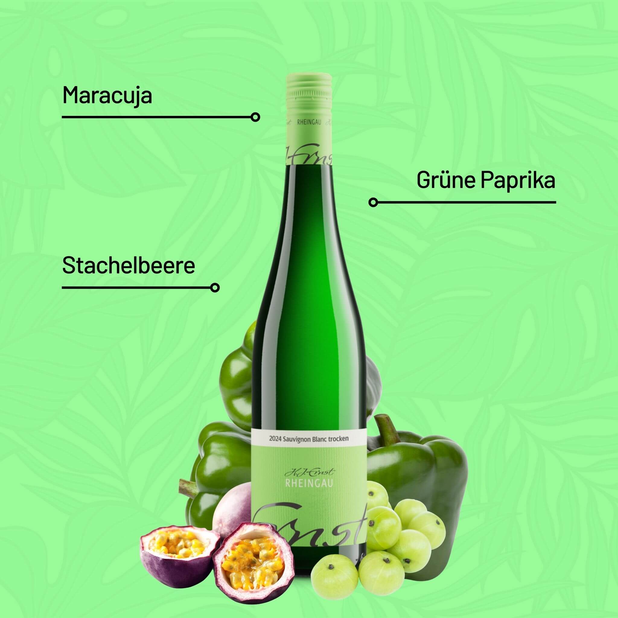 Sauvignon Blanc trocken Aromen - Weingut Ernst