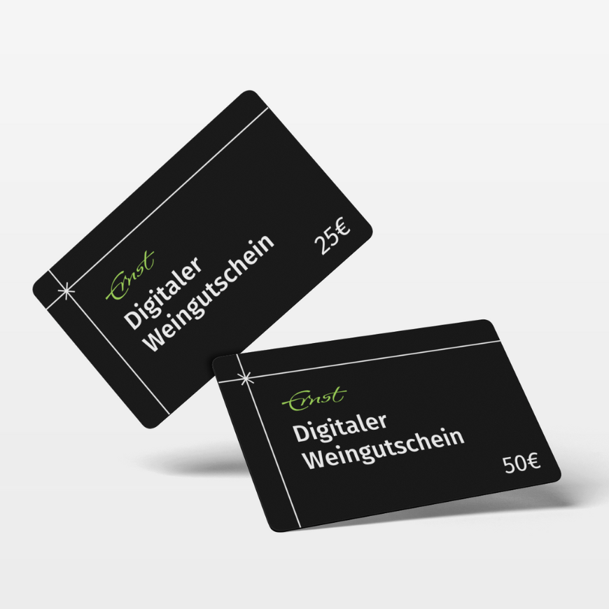 Digitaler Weingutschein
