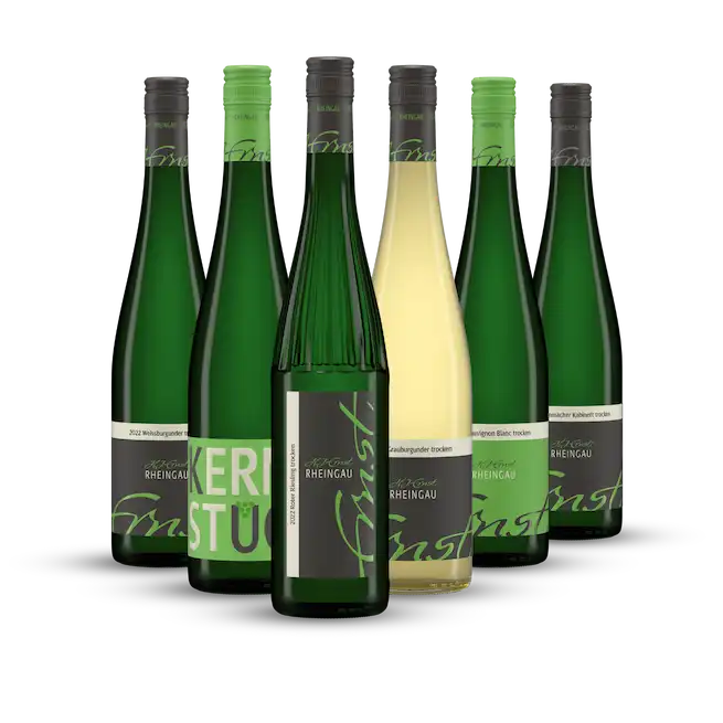 Weingut Ernst Weinpaket – Ausgezeichnete trockene Weißweine aus dem Rheingau.